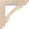 Ekena Millwork Olympic Slat Smooth Bracket w/ Offset Brace, Douglas Fir, 7 1/2"W x 32"D x 32"H BKT0806X32X32OLY06SDF - alternate 3